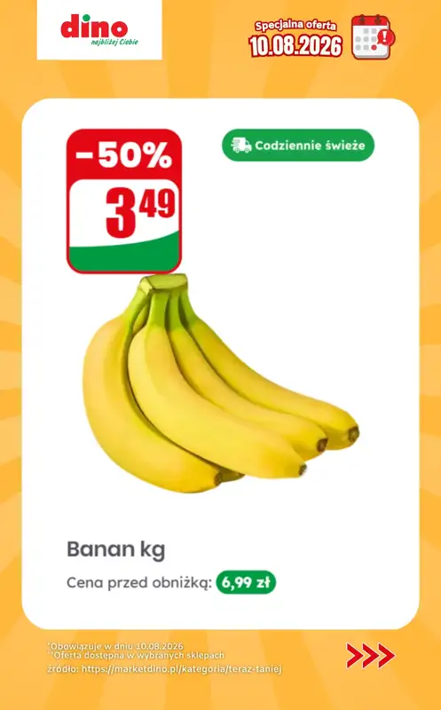 Dino - gazetka promocyjna Specjalna oferta na 10.08.2026 - promocje spoza gazetki od poniedziałku 10.08 do poniedziałku 10.08 - strona 2