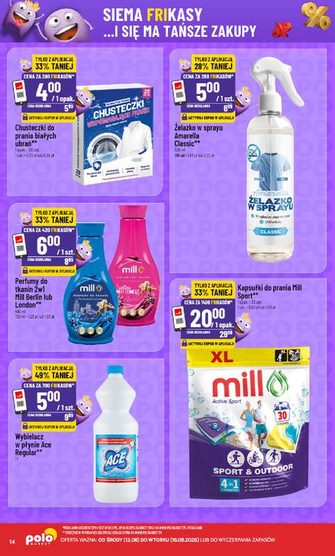 POLOmarket - gazetka promocyjna Frikasowy Katalog od środy 12.08 do wtorku 18.08 - strona 14