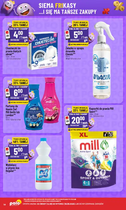 POLOmarket - gazetka promocyjna Frikasowy Katalog od środy 12.08 do wtorku 18.08 - strona 14