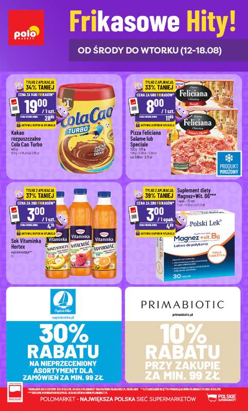 POLOmarket - gazetka promocyjna Frikasowy Katalog od środy 12.08 do wtorku 18.08