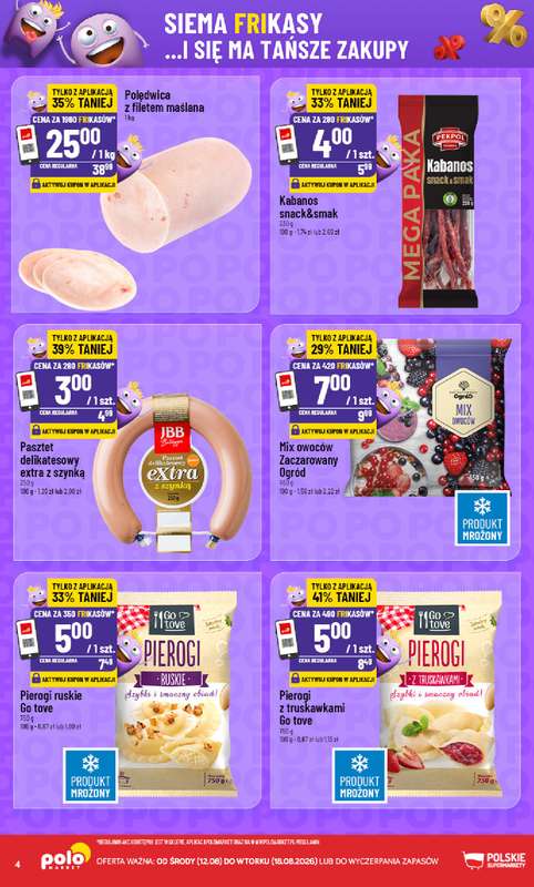 POLOmarket - gazetka promocyjna Frikasowy Katalog od środy 12.08 do wtorku 18.08 - strona 4