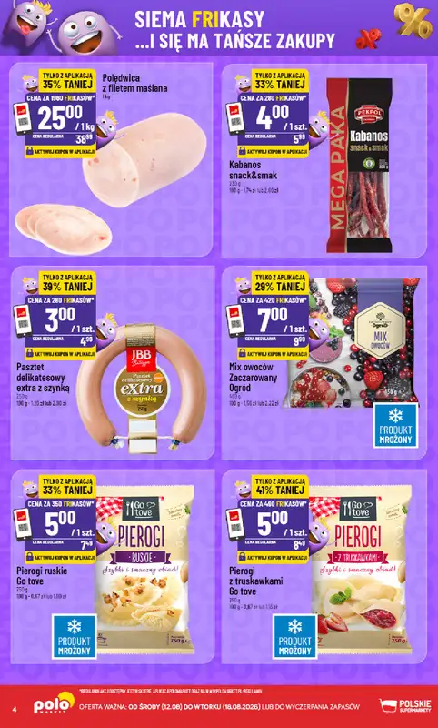 POLOmarket - gazetka promocyjna Frikasowy Katalog od środy 12.08 do wtorku 18.08 - strona 4