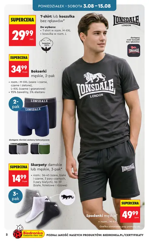 Biedronka - gazetka promocyjna Hity i inspiracje, od 03.08 od poniedziałku 03.08 do środy 19.08 - strona 4