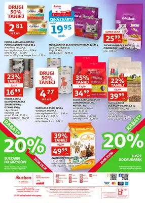 Auchan - gazetka promocyjna Gazetka Racibórz I Sezon na promocje trwa!  do wtorku 25.08 - strona 22