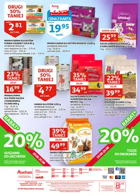 Auchan - gazetka promocyjna Gazetka Zielona Góra I Sezon na promocje trwa!  do wtorku 25.08 - strona 22
