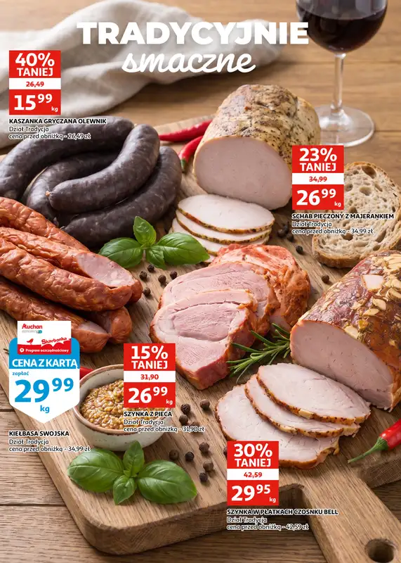 Auchan - gazetka promocyjna Gazetka Zielona Góra I Sezon na promocje trwa!  do wtorku 25.08 - strona 3