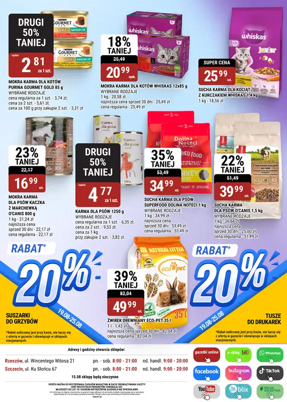 bi1 - gazetka promocyjna Gazetka Rzeszów I Sezon na promocje trwa! od środy 12.08 do wtorku 25.08 - strona 22