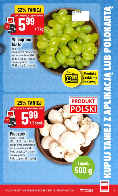POLOmarket - gazetka promocyjna Kupuj taniej z aplikacją lub polokartą od środy 12.08 do wtorku 18.08 - strona 7