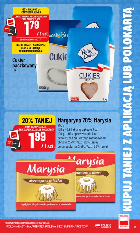 POLOmarket - gazetka promocyjna Kupuj taniej z aplikacją lub polokartą od środy 12.08 do wtorku 18.08 - strona 15