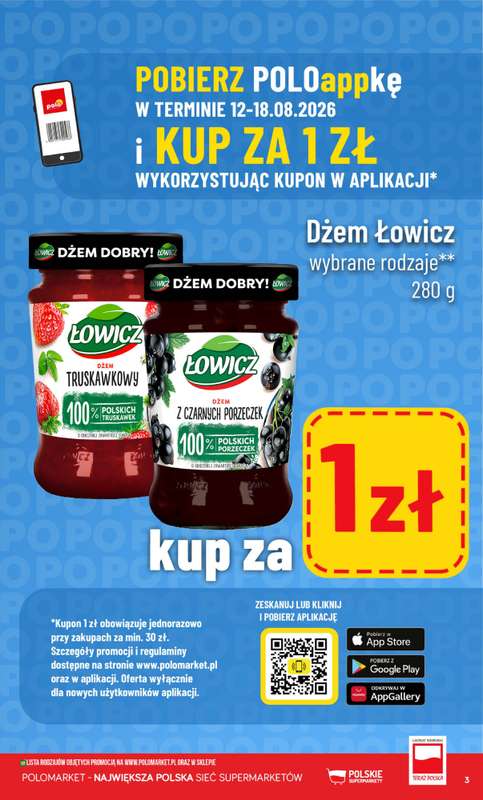 POLOmarket - gazetka promocyjna Kupuj taniej z aplikacją lub polokartą od środy 12.08 do wtorku 18.08 - strona 3