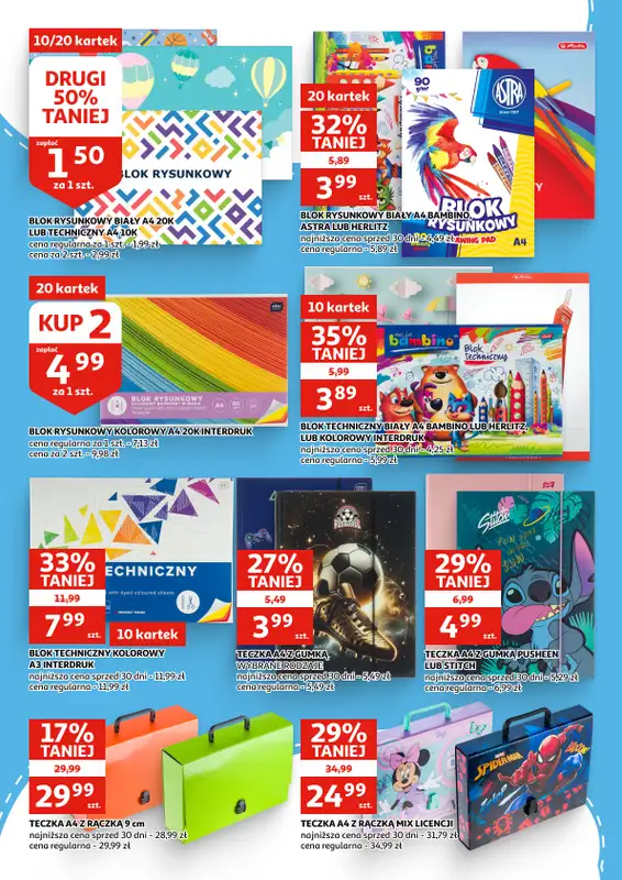 Auchan - gazetka promocyjna Gazetka Racibórz I Witaj szkoło, promocje wkoło!  do wtorku 01.09 - strona 12