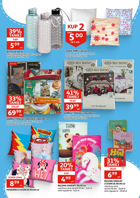 Auchan - gazetka promocyjna Gazetka Zielona Góra I Witaj szkoło, promocje wkoło!  do wtorku 01.09 - strona 15
