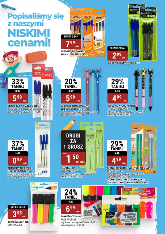 bi1 - gazetka promocyjna Witaj szkoło, promocje wkoło! od środy 12.08 do wtorku 01.09 - strona 2