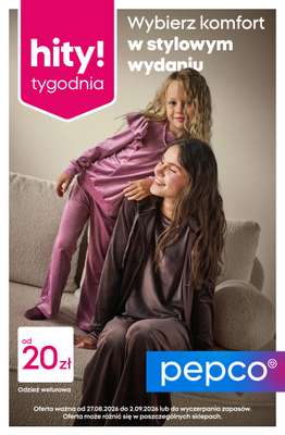 Pepco - gazetka promocyjna Gazetka od czwartku 27.08 do środy 02.09