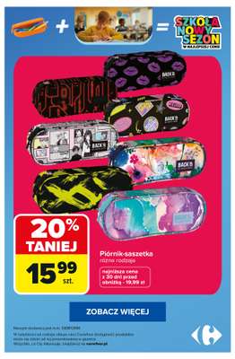 Carrefour - gazetka promocyjna SUPER PROMOCJE na plecaki i piórniki! od poniedziałku 10.08 do poniedziałku 17.08 - strona 7