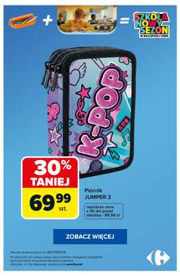Carrefour - gazetka promocyjna SUPER PROMOCJE na plecaki i piórniki! od poniedziałku 10.08 do poniedziałku 17.08 - strona 3
