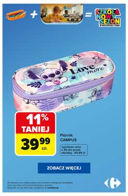 Carrefour - gazetka promocyjna SUPER PROMOCJE na plecaki i piórniki! od poniedziałku 10.08 do poniedziałku 17.08 - strona 9