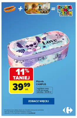 Carrefour - gazetka promocyjna SUPER PROMOCJE na plecaki i piórniki! od poniedziałku 10.08 do poniedziałku 17.08 - strona 9