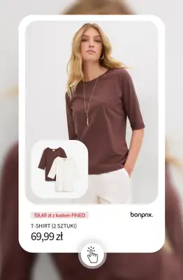 bonprix - gazetka promocyjna -15% na wybrane produkty + darmowa dostawa! od poniedziałku 10.08 do wtorku 11.08 - strona 6