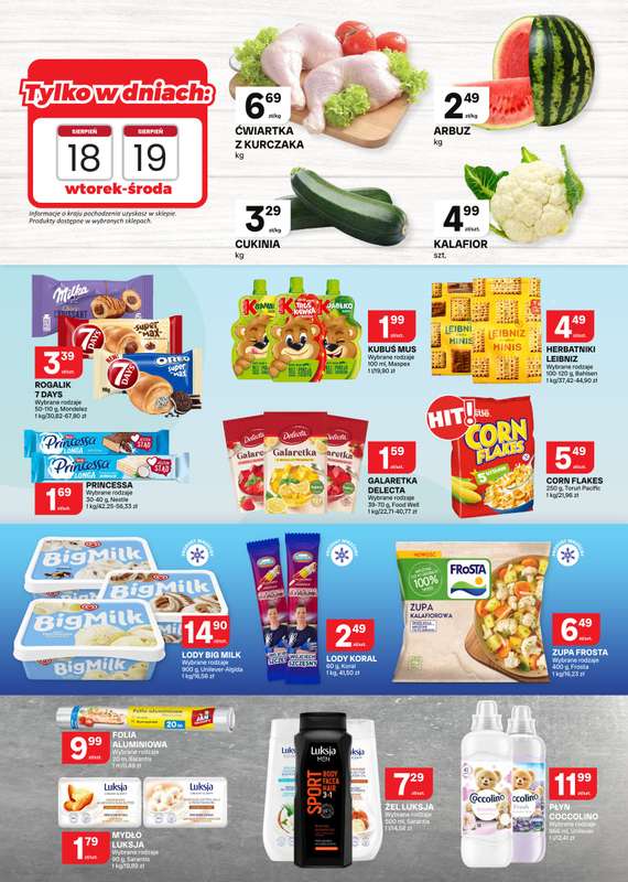 Chorten - gazetka promocyjna Gazetka Małopolska, Śląsk, Podkarpacie, Opolskie Market od czwartku 13.08 do niedzieli 23.08 - strona 3