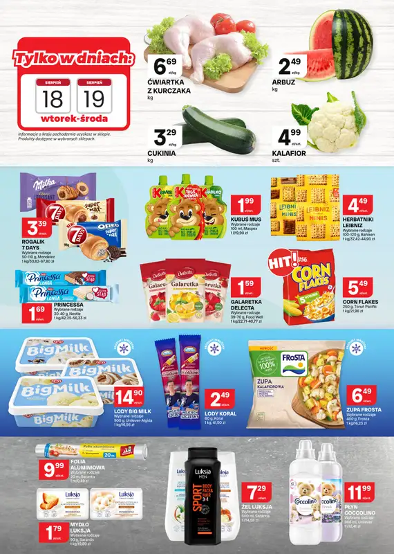 Chorten - gazetka promocyjna Gazetka Małopolska, Śląsk, Podkarpacie, Opolskie Market od czwartku 13.08 do niedzieli 23.08 - strona 3