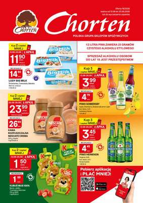 Chorten - gazetka promocyjna Gazetka Podlaskie Market od czwartku 13.08 do niedzieli 23.08