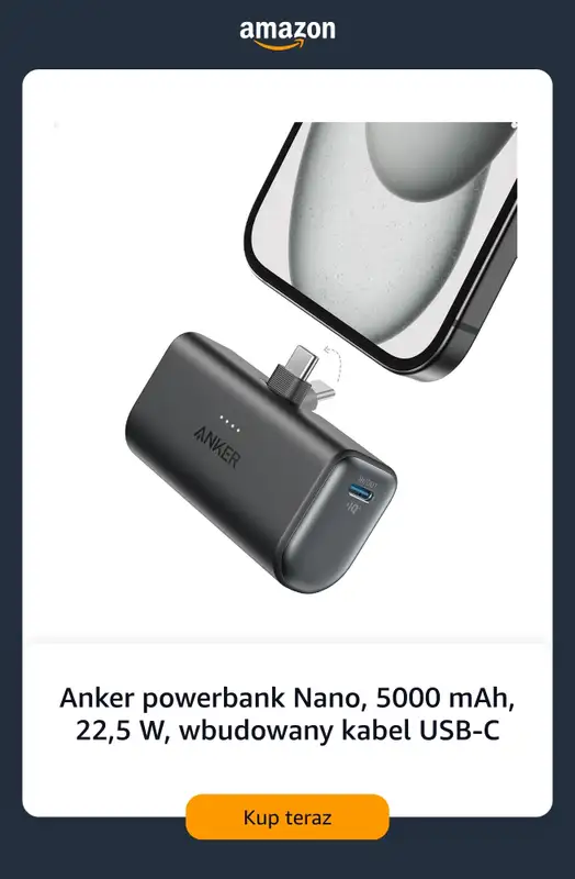 Amazon - gazetka promocyjna Do -50% na markę Anker od poniedziałku 10.08  - strona 4