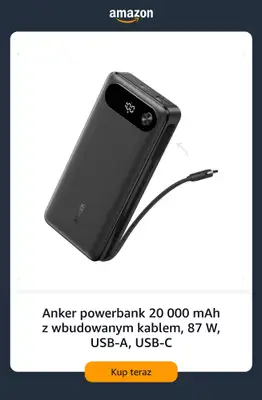 Amazon - gazetka promocyjna Do -50% na markę Anker od poniedziałku 10.08  - strona 2