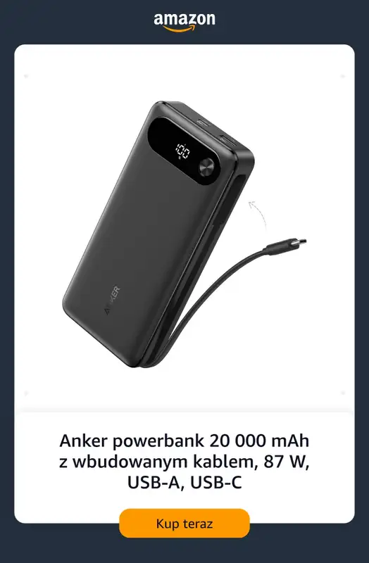 Amazon - gazetka promocyjna Do -50% na markę Anker od poniedziałku 10.08  - strona 2