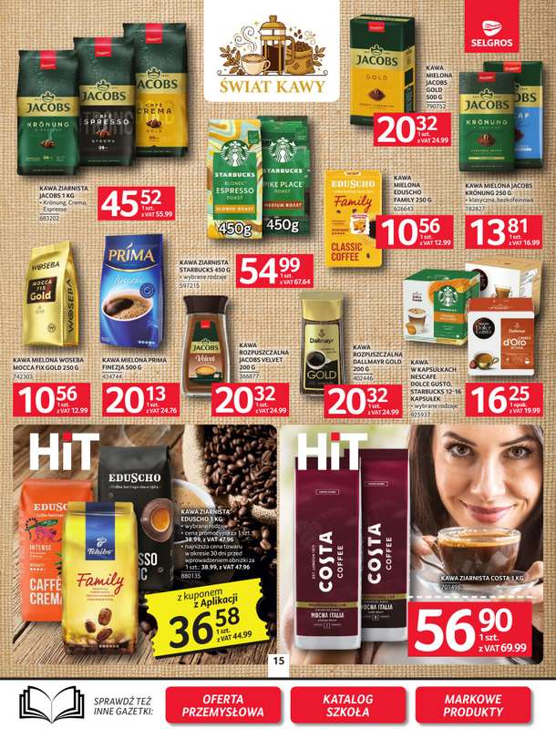 Selgros - gazetka promocyjna Oferta spożywcza od czwartku 13.08 do środy 26.08 - strona 15