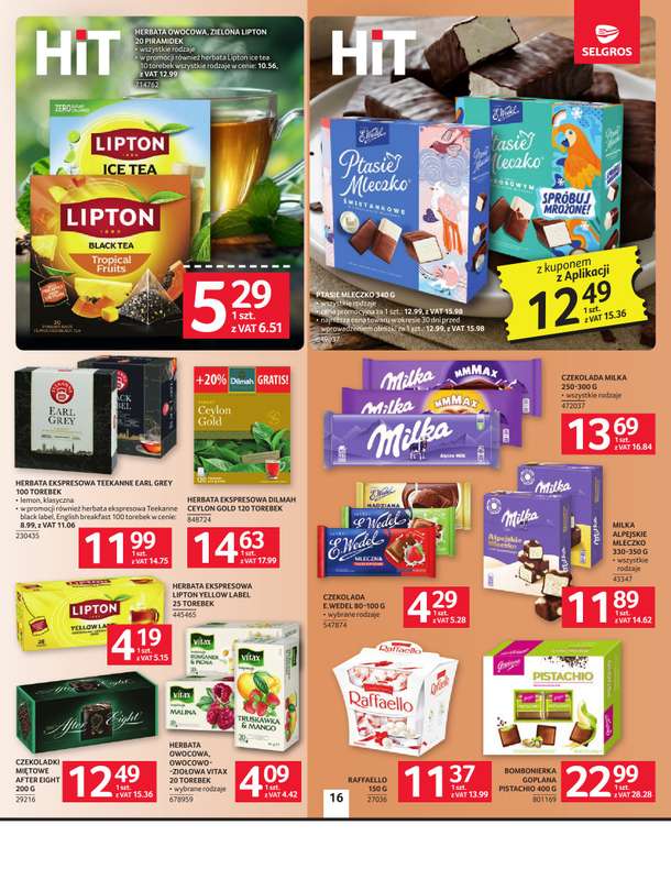 Selgros - gazetka promocyjna Oferta spożywcza od czwartku 13.08 do środy 26.08 - strona 16