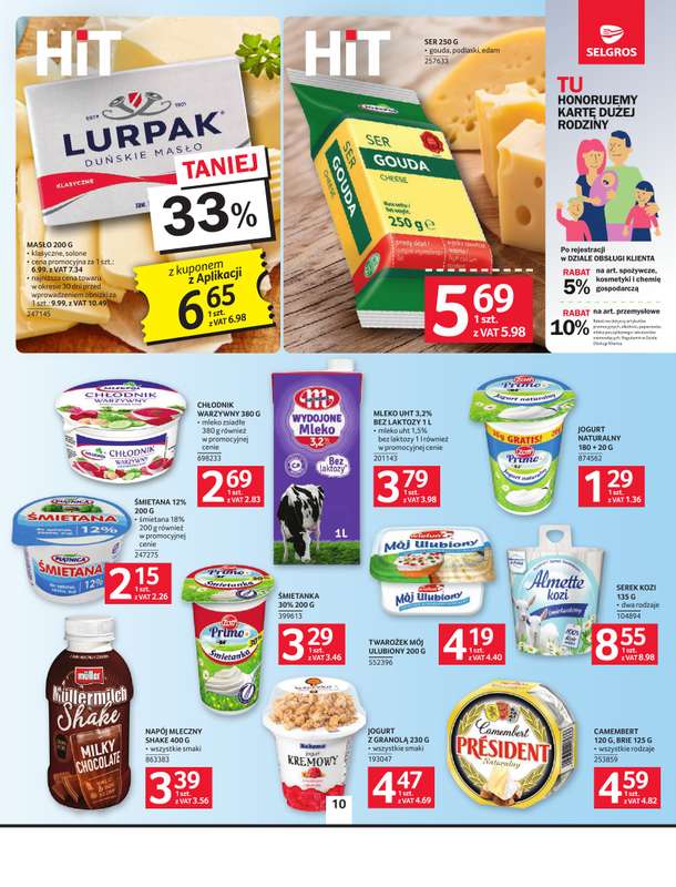Selgros - gazetka promocyjna Oferta spożywcza od czwartku 13.08 do środy 26.08 - strona 10