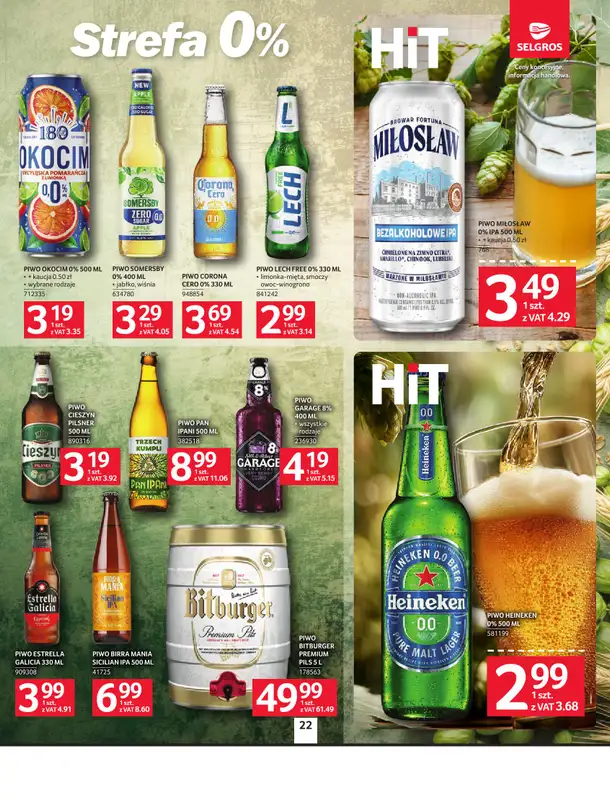 Selgros - gazetka promocyjna Oferta spożywcza od czwartku 13.08 do środy 26.08 - strona 22