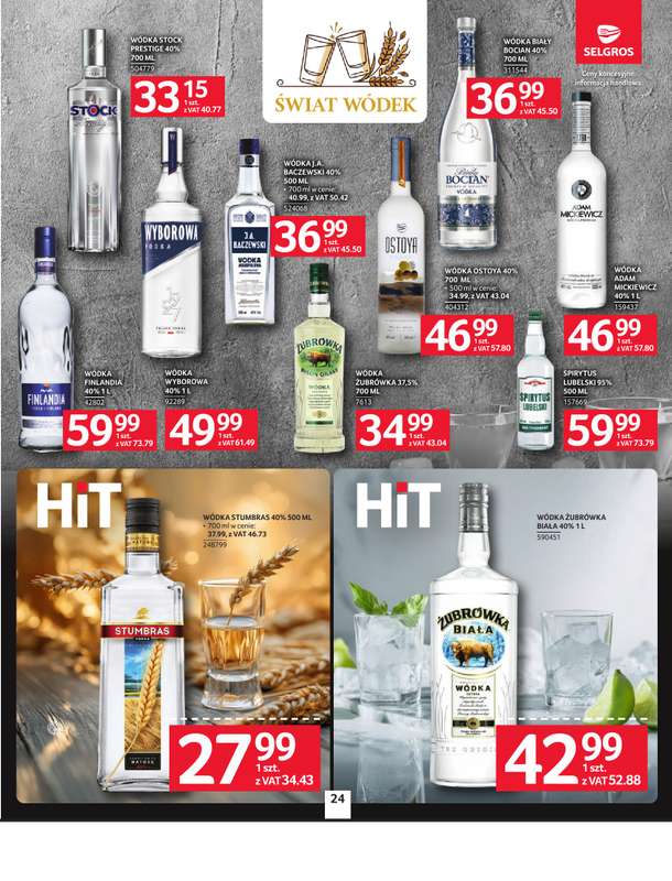 Selgros - gazetka promocyjna Oferta spożywcza od czwartku 13.08 do środy 26.08 - strona 24