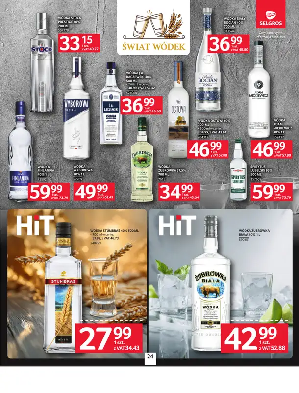 Selgros - gazetka promocyjna Oferta spożywcza od czwartku 13.08 do środy 26.08 - strona 24
