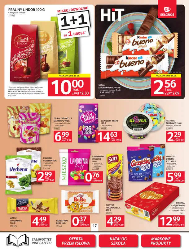 Selgros - gazetka promocyjna Oferta spożywcza od czwartku 13.08 do środy 26.08 - strona 17