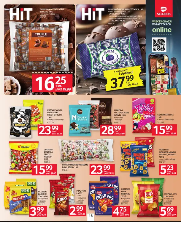 Selgros - gazetka promocyjna Oferta spożywcza od czwartku 13.08 do środy 26.08 - strona 18