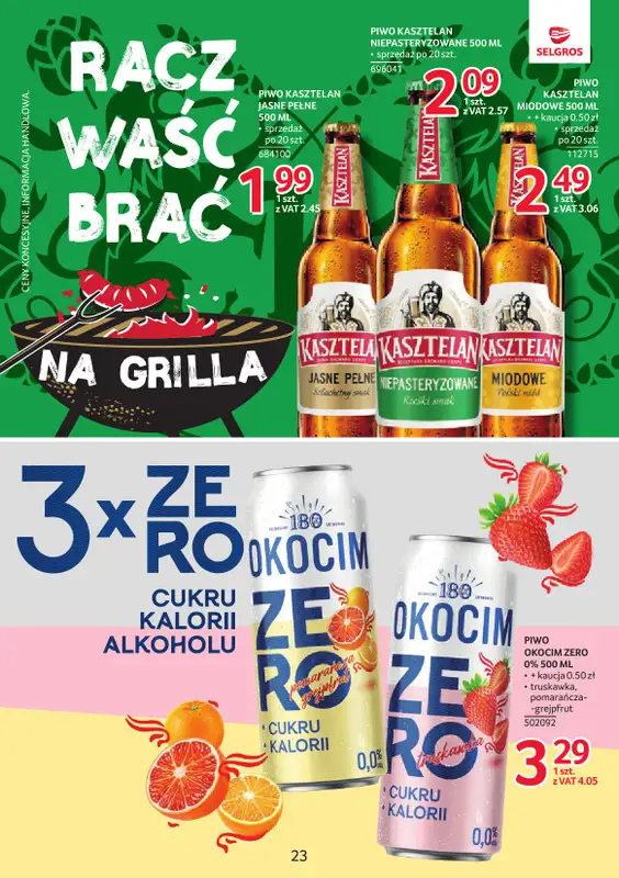 Selgros - gazetka promocyjna Katalog Markowe Produkty od czwartku 13.08 do środy 26.08 - strona 23