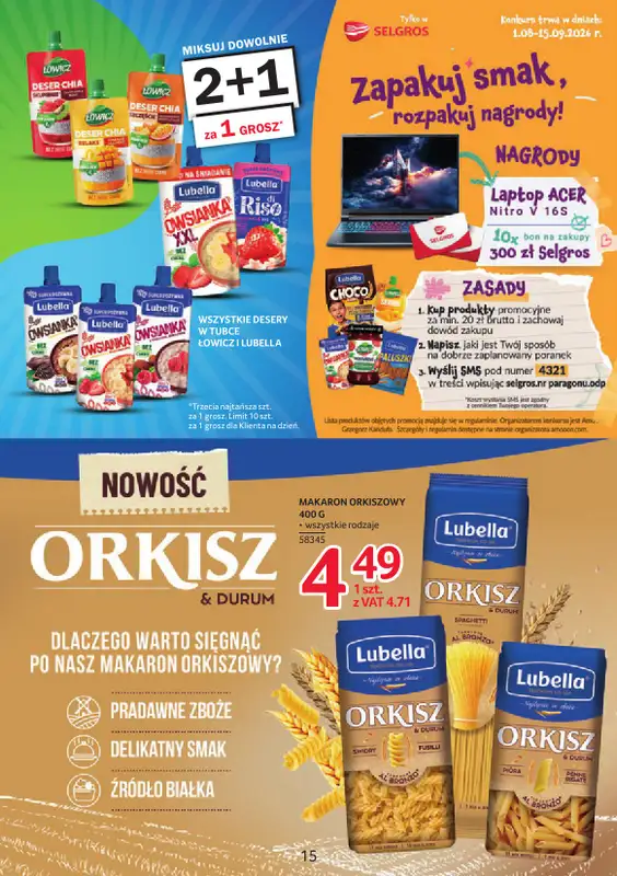 Selgros - gazetka promocyjna Katalog Markowe Produkty od czwartku 13.08 do środy 26.08 - strona 15