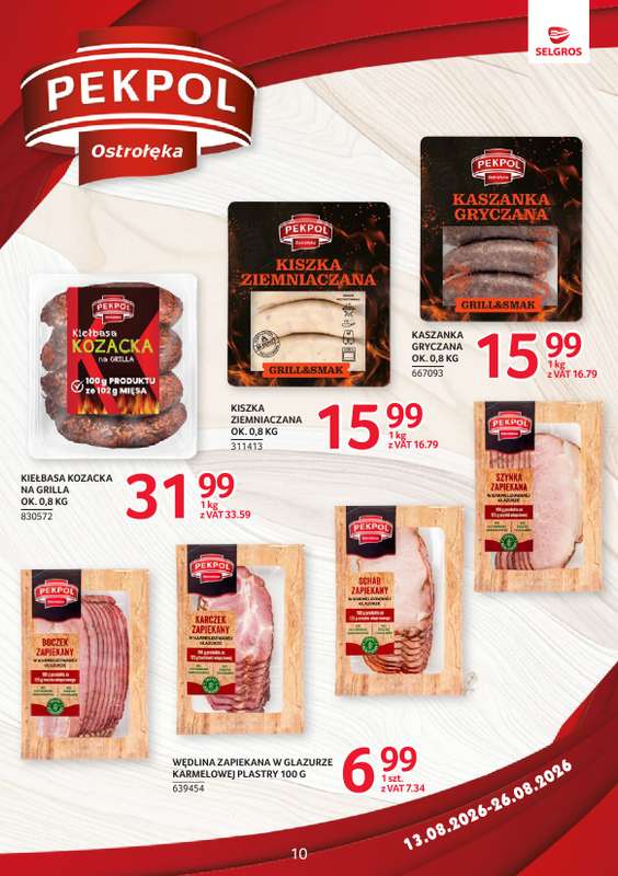 Selgros - gazetka promocyjna Katalog Markowe Produkty od czwartku 13.08 do środy 26.08 - strona 10
