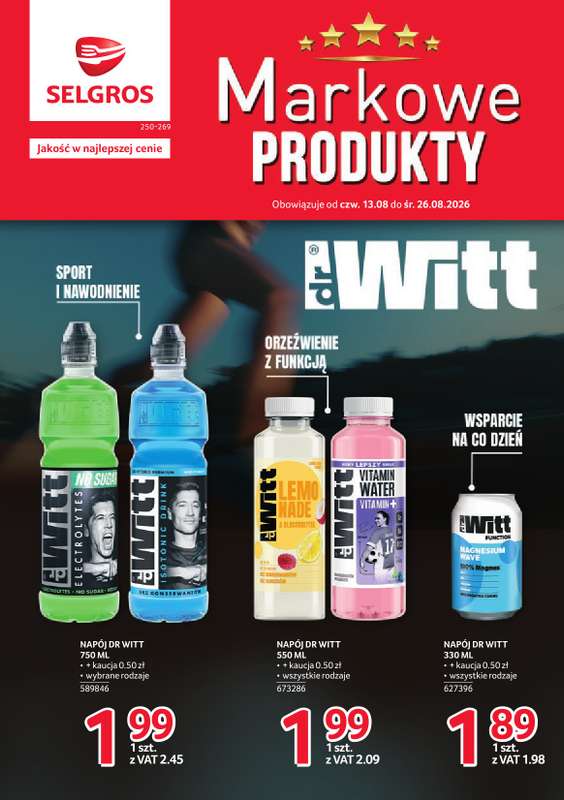 Selgros - gazetka promocyjna Katalog Markowe Produkty od czwartku 13.08 do środy 26.08
