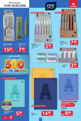 Selgros - gazetka promocyjna Katalog Szkoła od czwartku 13.08 do środy 26.08 - strona 2