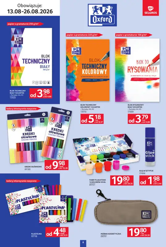 Selgros - gazetka promocyjna Katalog Szkoła od czwartku 13.08 do środy 26.08 - strona 6