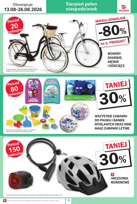 Selgros - gazetka promocyjna Katalog Hot Summer Black Weeks od czwartku 13.08 do środy 26.08 - strona 4