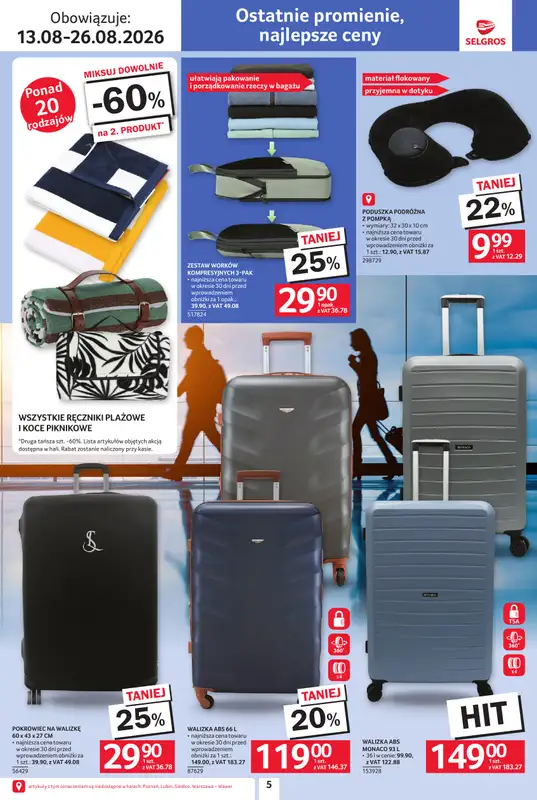 Selgros - gazetka promocyjna Katalog Hot Summer Black Weeks od czwartku 13.08 do środy 26.08 - strona 5