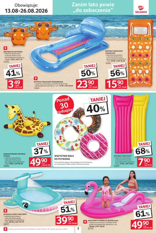 Selgros - gazetka promocyjna Katalog Hot Summer Black Weeks od czwartku 13.08 do środy 26.08 - strona 3