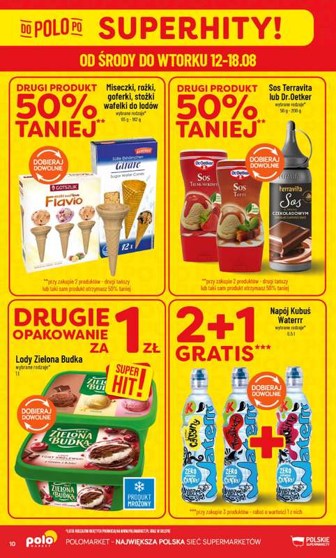 POLOmarket - gazetka promocyjna Gazetka od środy 12.08 do wtorku 18.08 - strona 10