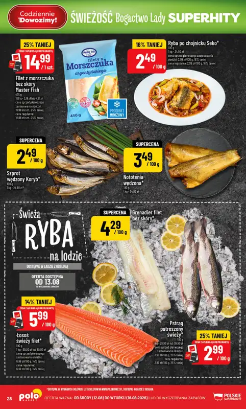 POLOmarket - gazetka promocyjna Gazetka od środy 12.08 do wtorku 18.08 - strona 28