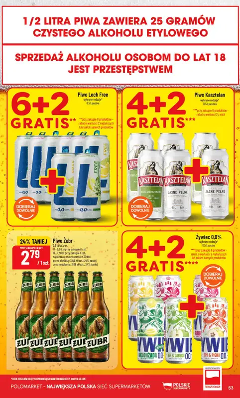 POLOmarket - gazetka promocyjna Gazetka od środy 12.08 do wtorku 18.08 - strona 53