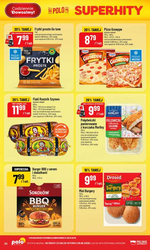 POLOmarket - gazetka promocyjna Gazetka od środy 12.08 do wtorku 18.08 - strona 30